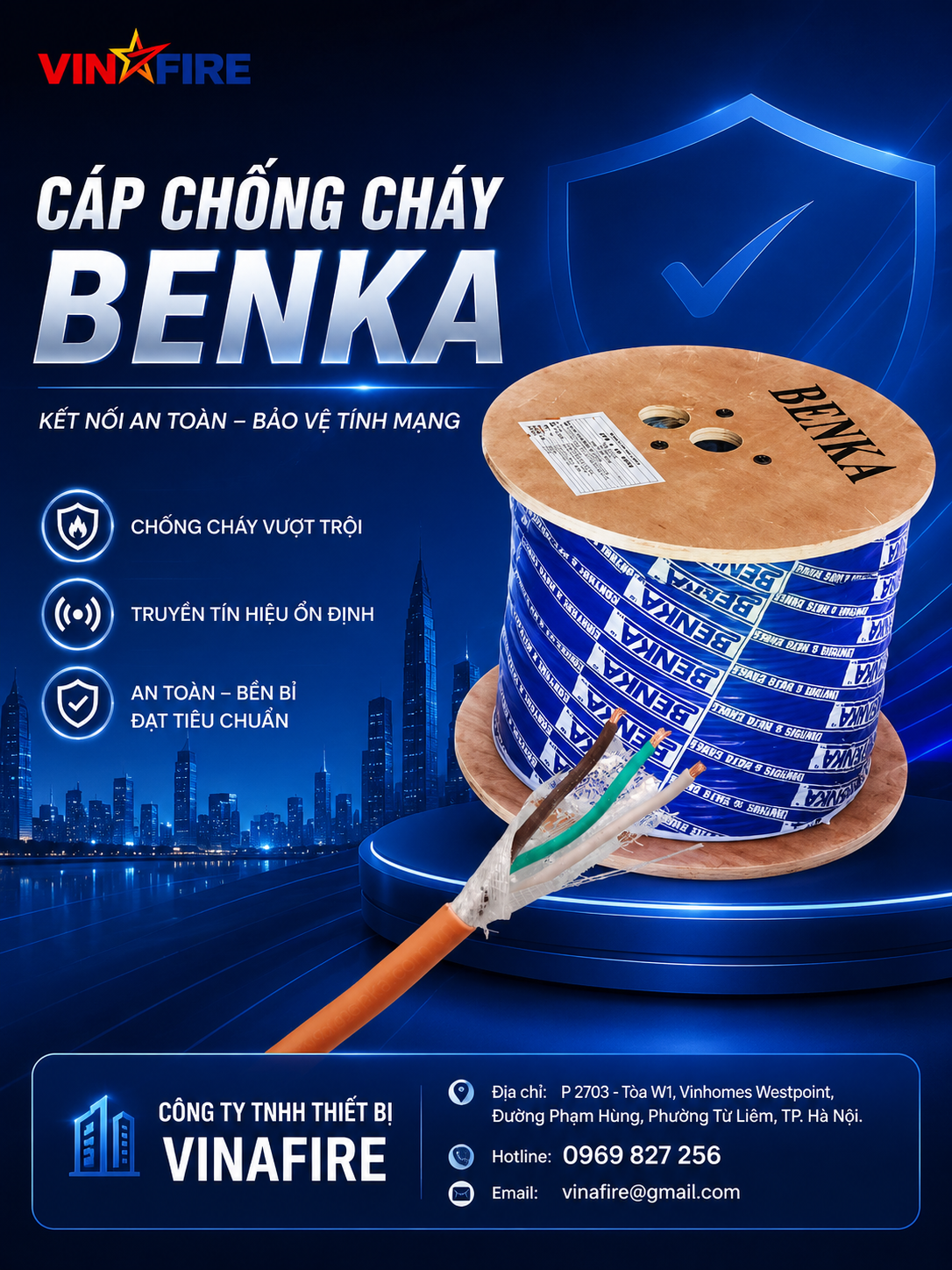 Cáp Chống Cháy BENKA Có Gì Khác Biệt So Với Các Thương Hiệu Khác?