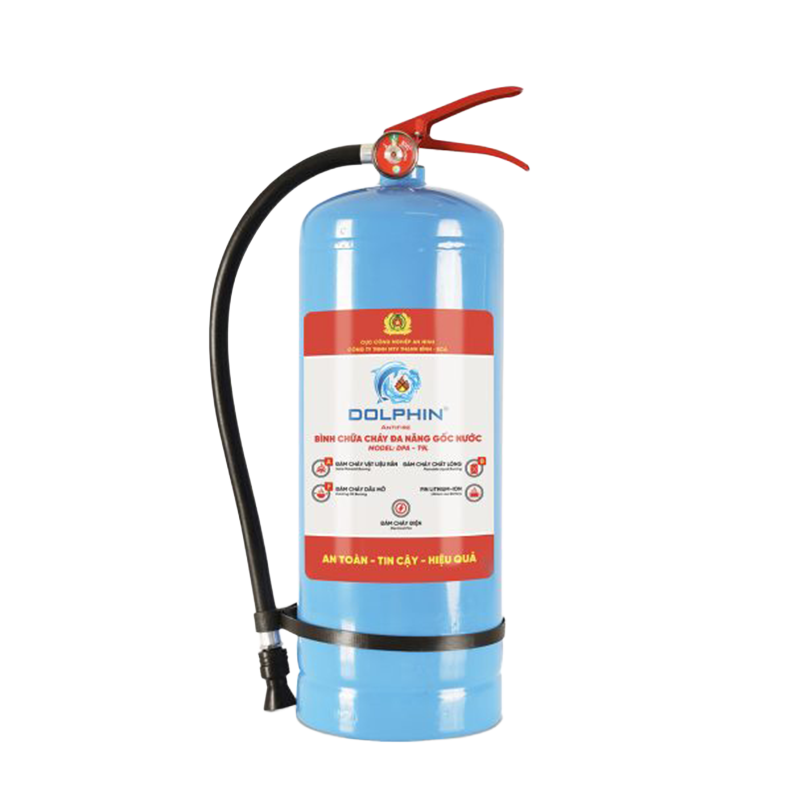 BÌNH CHỮA CHÁY GỐC NƯỚC DOLPHIN (VỎ THÉP) 9 LÍT DPA-T9L